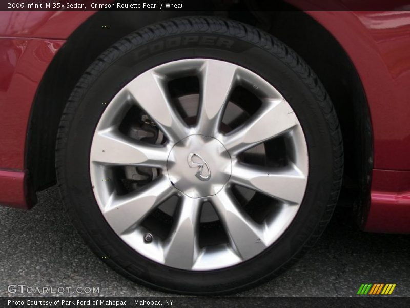 Crimson Roulette Pearl / Wheat 2006 Infiniti M 35x Sedan