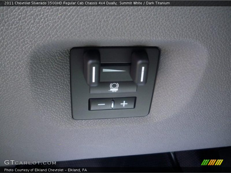 Summit White / Dark Titanium 2011 Chevrolet Silverado 3500HD Regular Cab Chassis 4x4 Dually