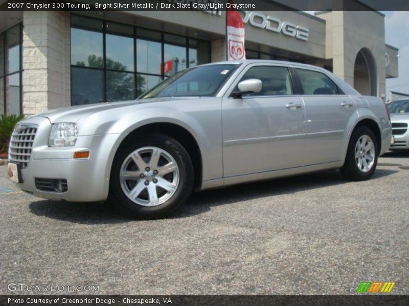 Bright Silver Metallic / Dark Slate Gray/Light Graystone 2007 Chrysler 300 Touring