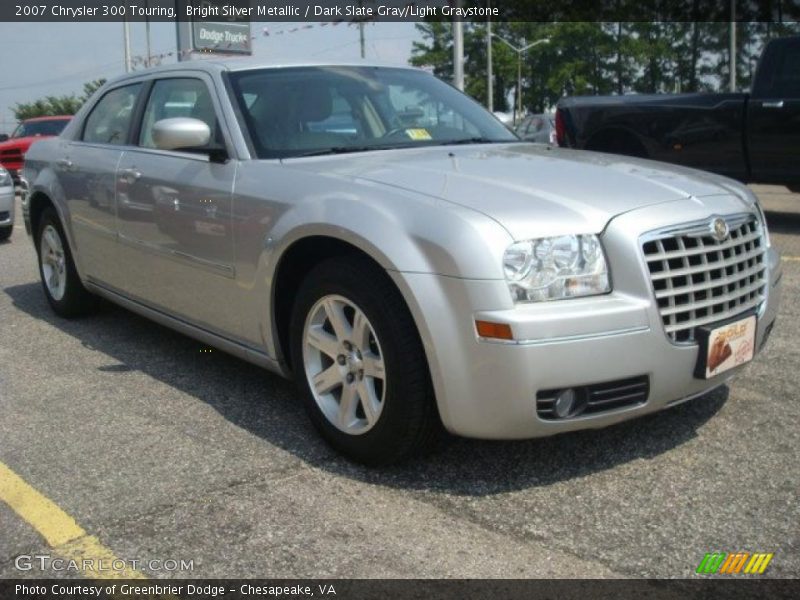 Bright Silver Metallic / Dark Slate Gray/Light Graystone 2007 Chrysler 300 Touring