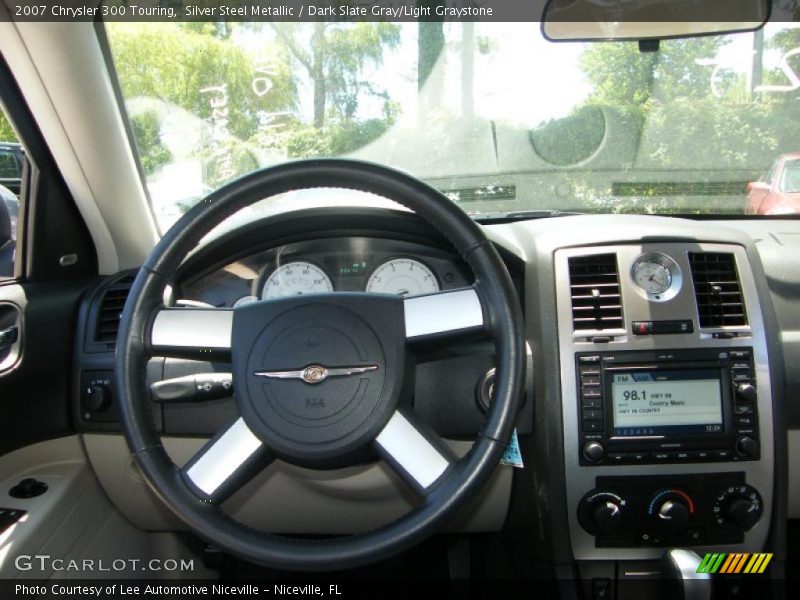 Silver Steel Metallic / Dark Slate Gray/Light Graystone 2007 Chrysler 300 Touring