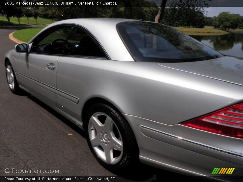Brilliant Silver Metallic / Charcoal 2001 Mercedes-Benz CL 600