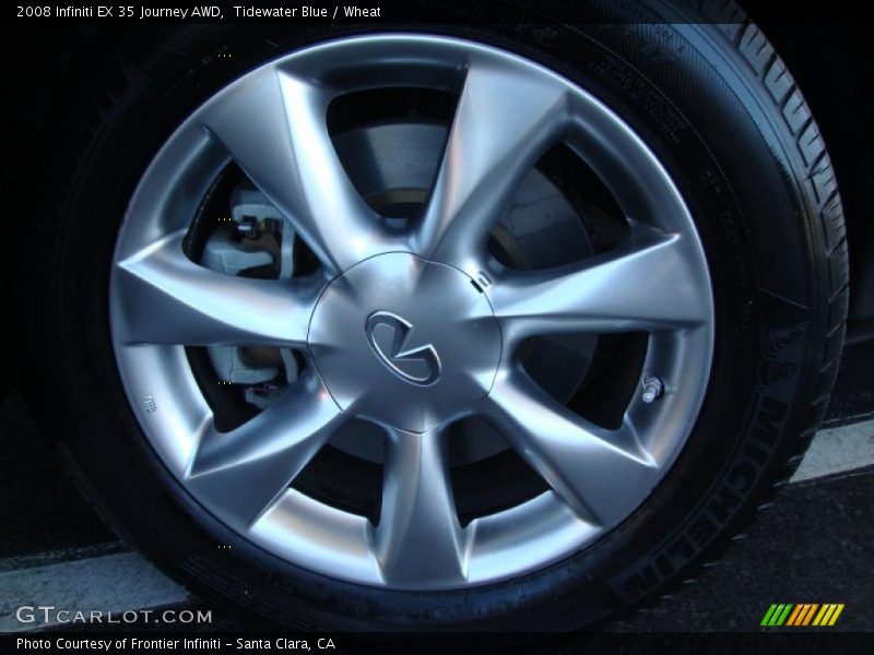 Tidewater Blue / Wheat 2008 Infiniti EX 35 Journey AWD