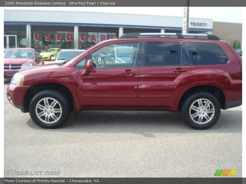 Ultra Red Pearl / Charcoal 2006 Mitsubishi Endeavor Limited