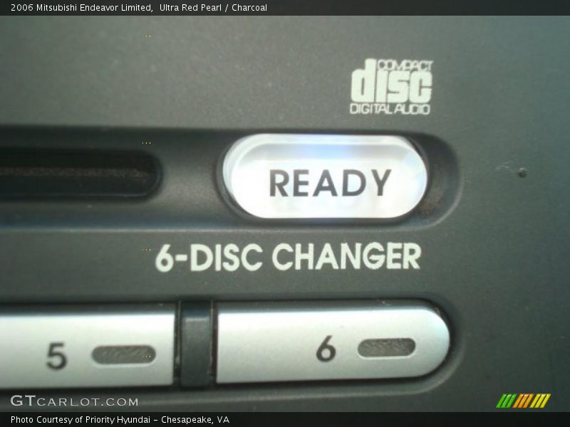 Ultra Red Pearl / Charcoal 2006 Mitsubishi Endeavor Limited