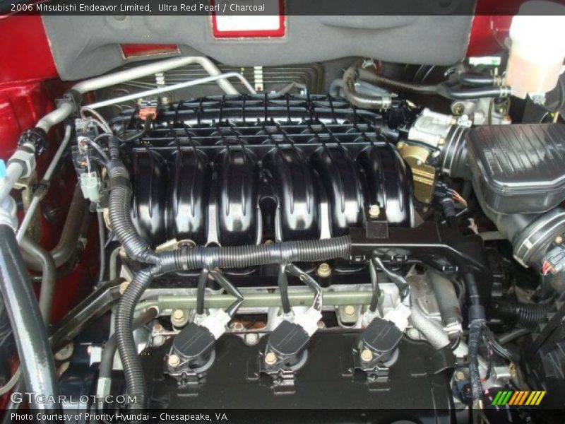 Ultra Red Pearl / Charcoal 2006 Mitsubishi Endeavor Limited