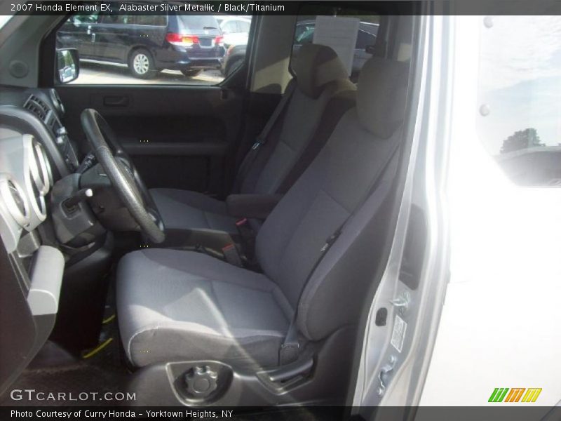 Alabaster Silver Metallic / Black/Titanium 2007 Honda Element EX