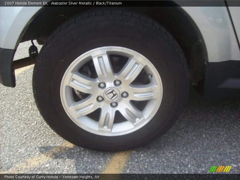 Alabaster Silver Metallic / Black/Titanium 2007 Honda Element EX
