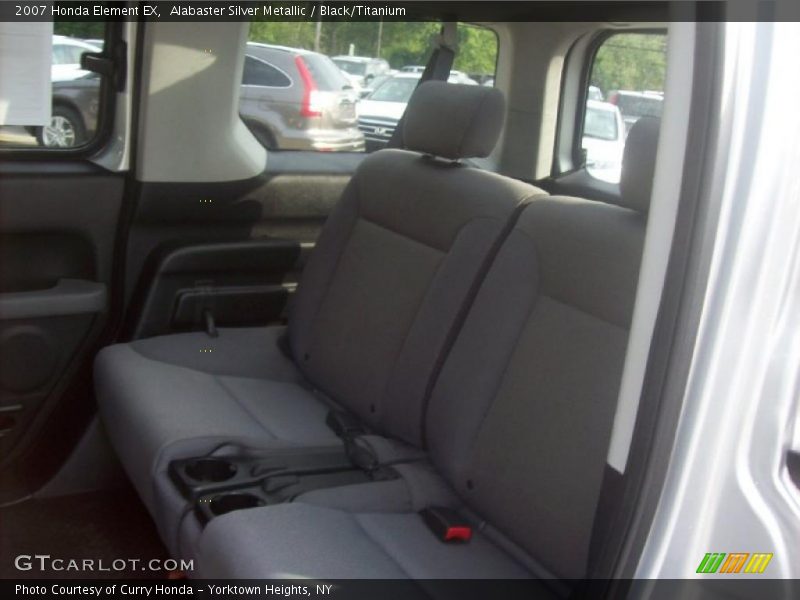 Alabaster Silver Metallic / Black/Titanium 2007 Honda Element EX
