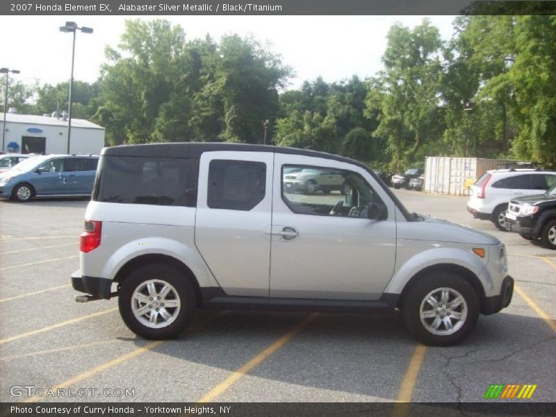 Alabaster Silver Metallic / Black/Titanium 2007 Honda Element EX