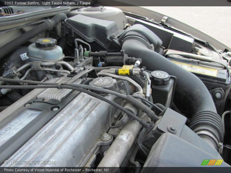 Light Taupe Metallic / Taupe 2003 Pontiac Sunfire