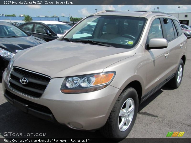 Golden Beige / Beige 2007 Hyundai Santa Fe GLS