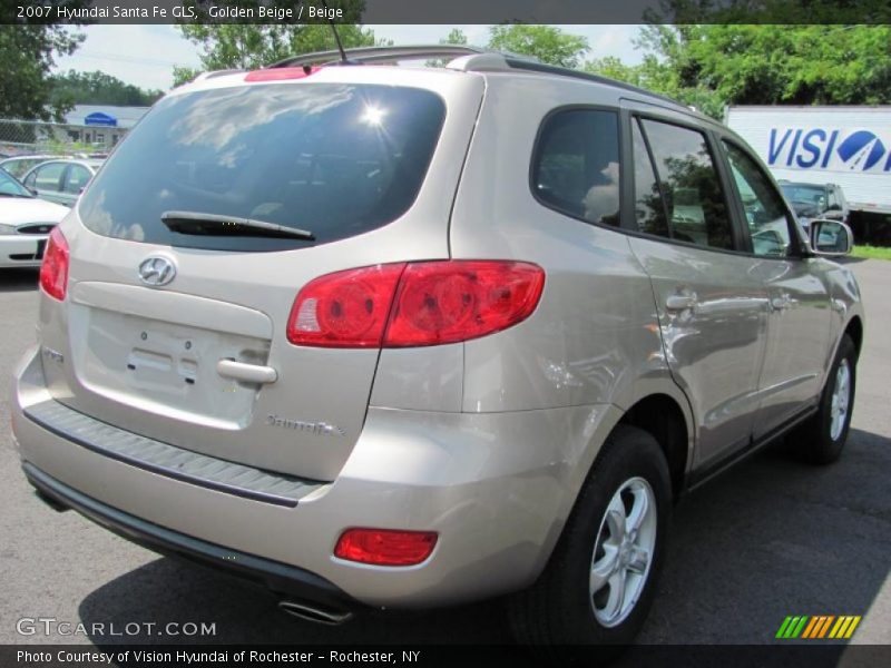 Golden Beige / Beige 2007 Hyundai Santa Fe GLS