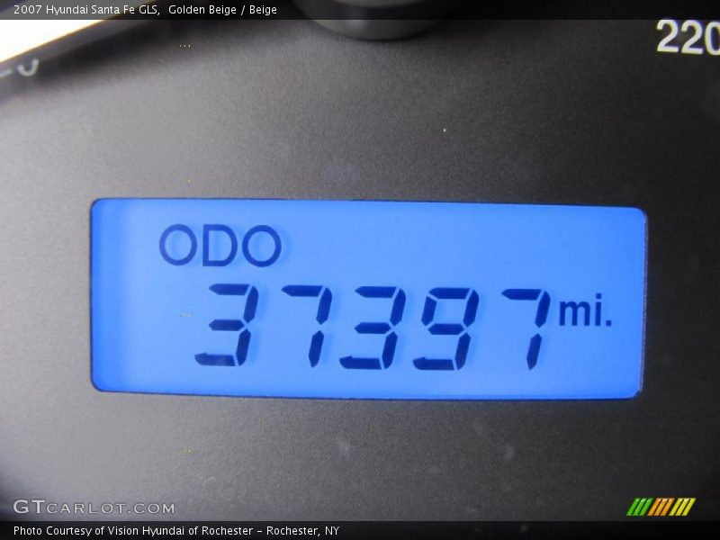 Golden Beige / Beige 2007 Hyundai Santa Fe GLS