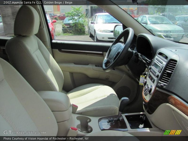 Golden Beige / Beige 2007 Hyundai Santa Fe GLS