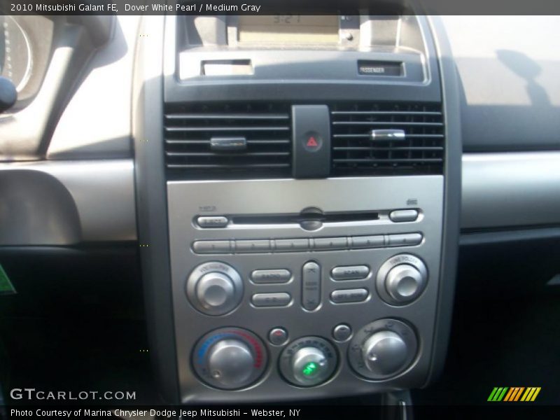 Dover White Pearl / Medium Gray 2010 Mitsubishi Galant FE