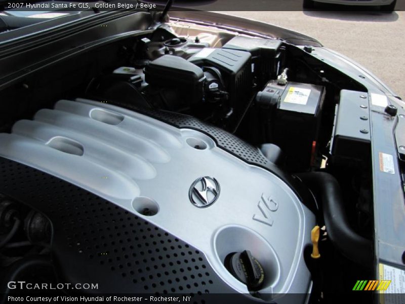 Golden Beige / Beige 2007 Hyundai Santa Fe GLS