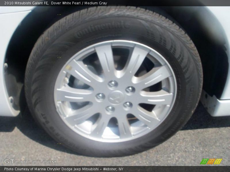 Dover White Pearl / Medium Gray 2010 Mitsubishi Galant FE