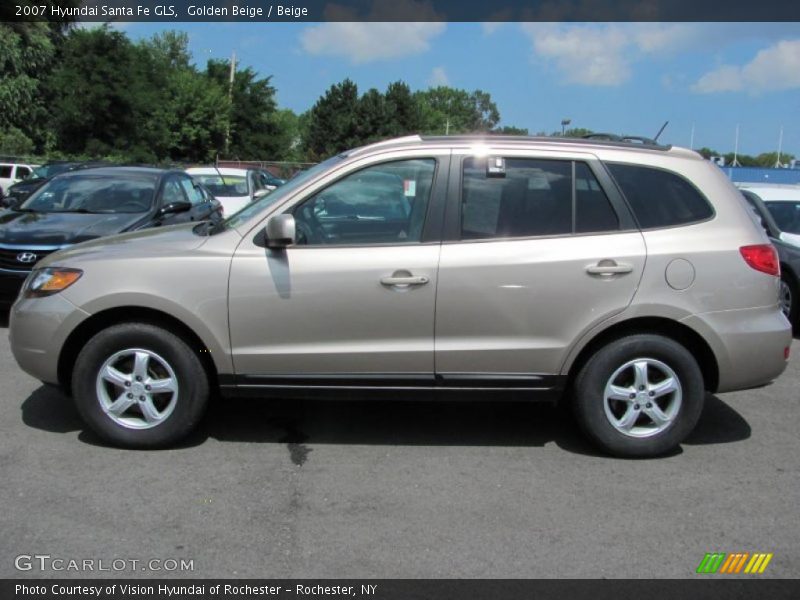 Golden Beige / Beige 2007 Hyundai Santa Fe GLS