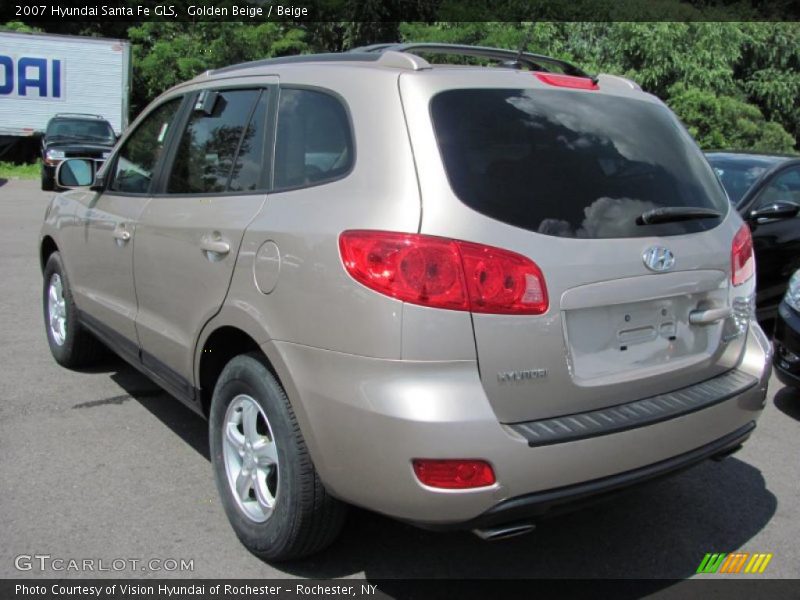 Golden Beige / Beige 2007 Hyundai Santa Fe GLS