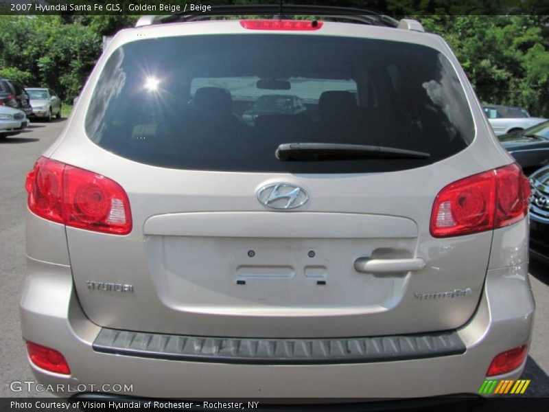 Golden Beige / Beige 2007 Hyundai Santa Fe GLS