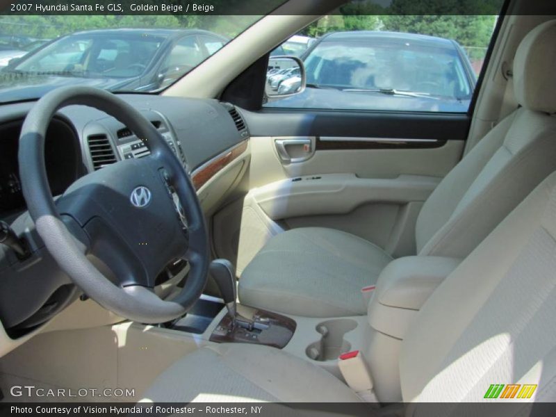 Golden Beige / Beige 2007 Hyundai Santa Fe GLS