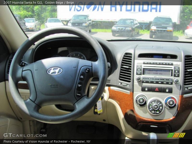 Golden Beige / Beige 2007 Hyundai Santa Fe GLS