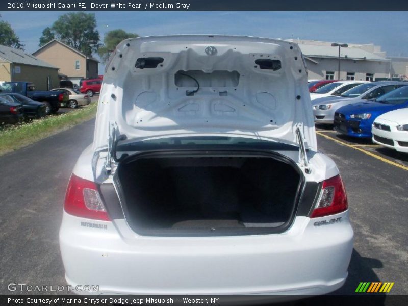 Dover White Pearl / Medium Gray 2010 Mitsubishi Galant FE