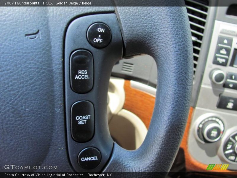 Golden Beige / Beige 2007 Hyundai Santa Fe GLS