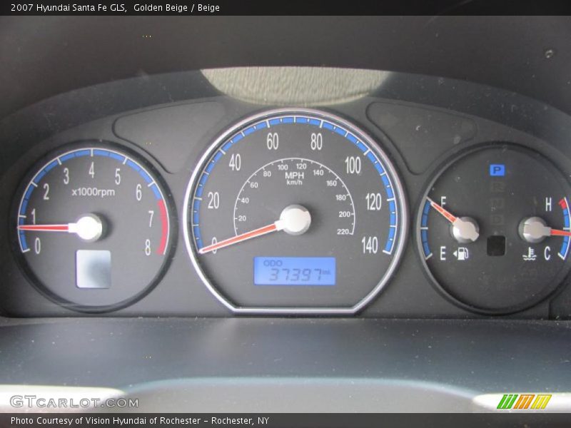 Golden Beige / Beige 2007 Hyundai Santa Fe GLS