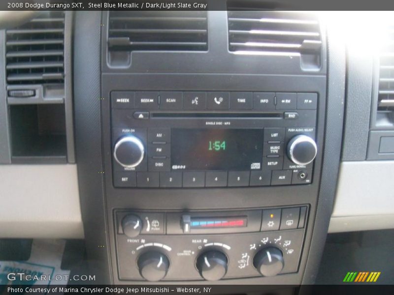 Steel Blue Metallic / Dark/Light Slate Gray 2008 Dodge Durango SXT