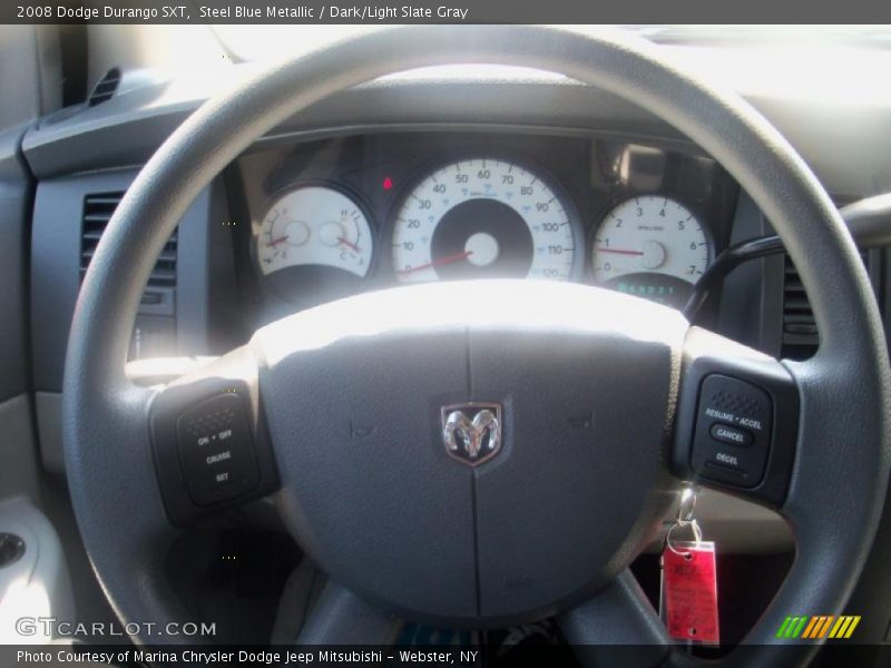 Steel Blue Metallic / Dark/Light Slate Gray 2008 Dodge Durango SXT