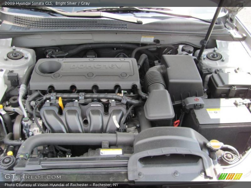 Bright Silver / Gray 2009 Hyundai Sonata GLS