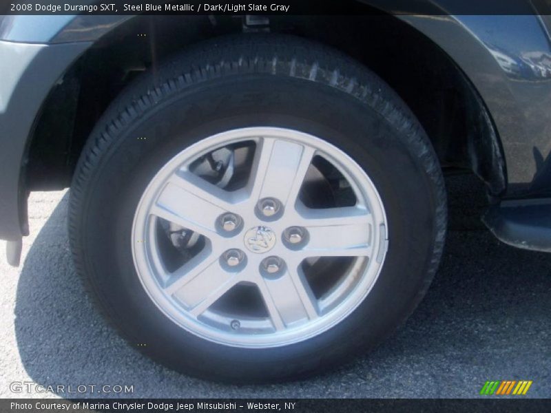 Steel Blue Metallic / Dark/Light Slate Gray 2008 Dodge Durango SXT