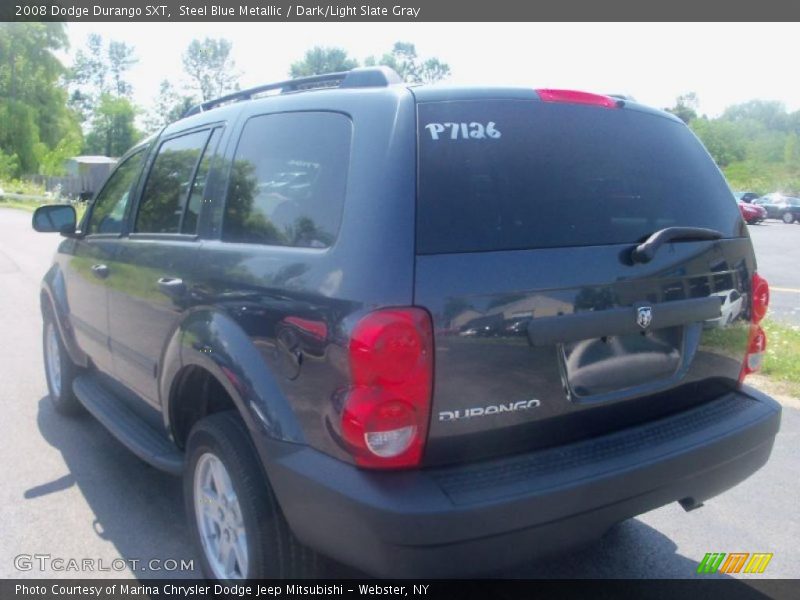 Steel Blue Metallic / Dark/Light Slate Gray 2008 Dodge Durango SXT