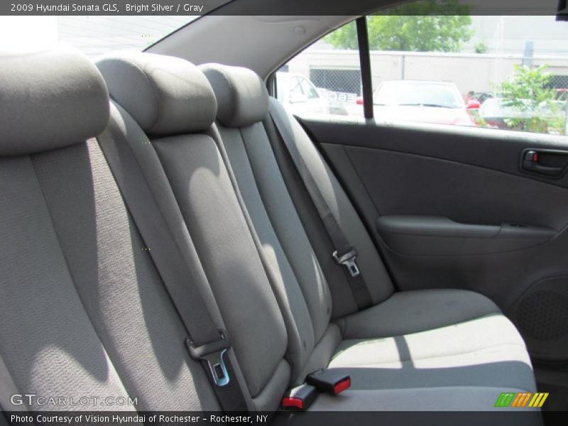 Bright Silver / Gray 2009 Hyundai Sonata GLS
