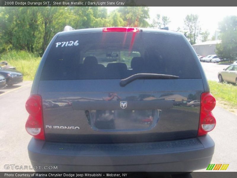 Steel Blue Metallic / Dark/Light Slate Gray 2008 Dodge Durango SXT