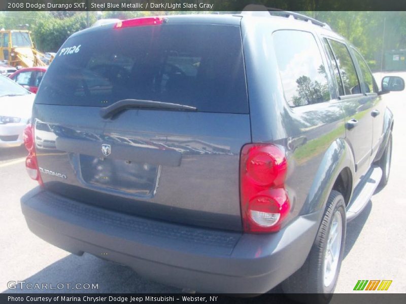 Steel Blue Metallic / Dark/Light Slate Gray 2008 Dodge Durango SXT