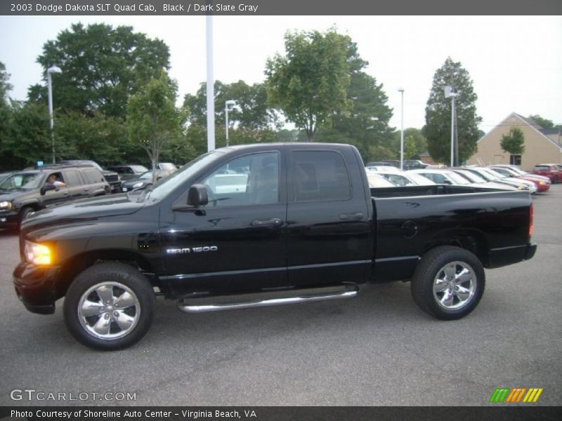 Black / Dark Slate Gray 2003 Dodge Dakota SLT Quad Cab