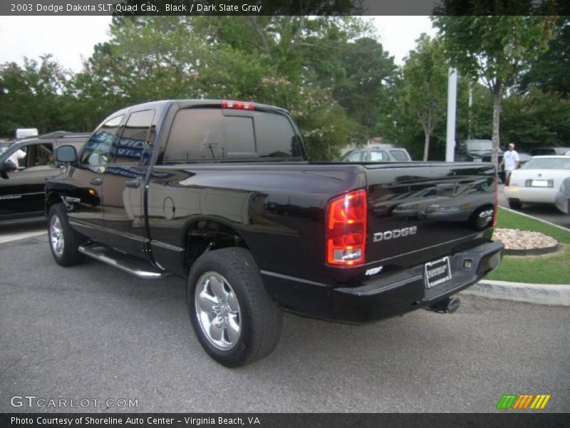 Black / Dark Slate Gray 2003 Dodge Dakota SLT Quad Cab