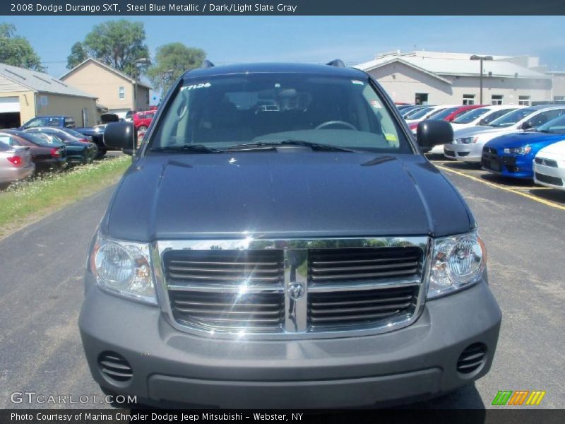 Steel Blue Metallic / Dark/Light Slate Gray 2008 Dodge Durango SXT