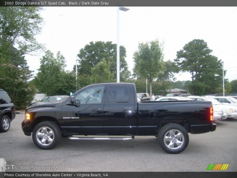 Black / Dark Slate Gray 2003 Dodge Dakota SLT Quad Cab