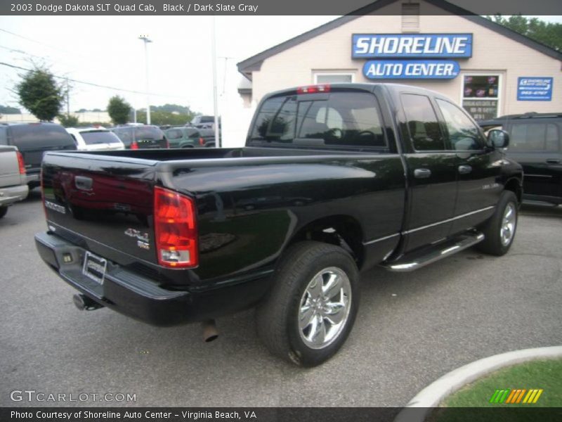 Black / Dark Slate Gray 2003 Dodge Dakota SLT Quad Cab