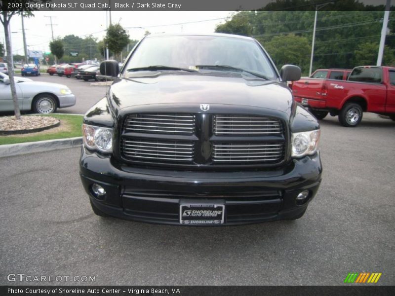Black / Dark Slate Gray 2003 Dodge Dakota SLT Quad Cab