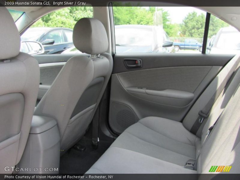 Bright Silver / Gray 2009 Hyundai Sonata GLS