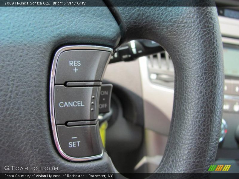 Bright Silver / Gray 2009 Hyundai Sonata GLS