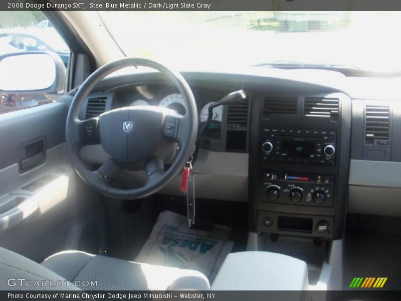 Steel Blue Metallic / Dark/Light Slate Gray 2008 Dodge Durango SXT