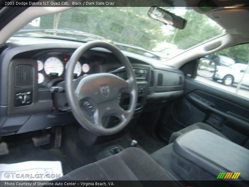Black / Dark Slate Gray 2003 Dodge Dakota SLT Quad Cab