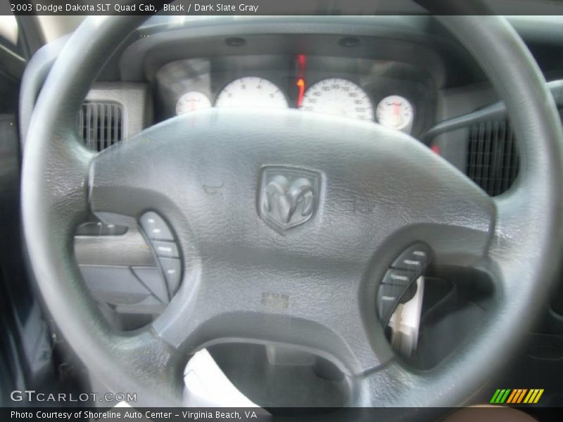 Black / Dark Slate Gray 2003 Dodge Dakota SLT Quad Cab