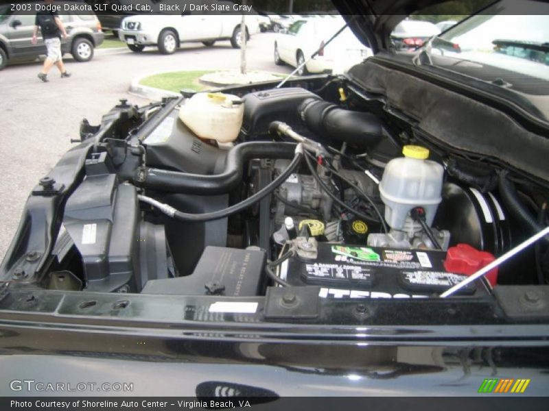 Black / Dark Slate Gray 2003 Dodge Dakota SLT Quad Cab